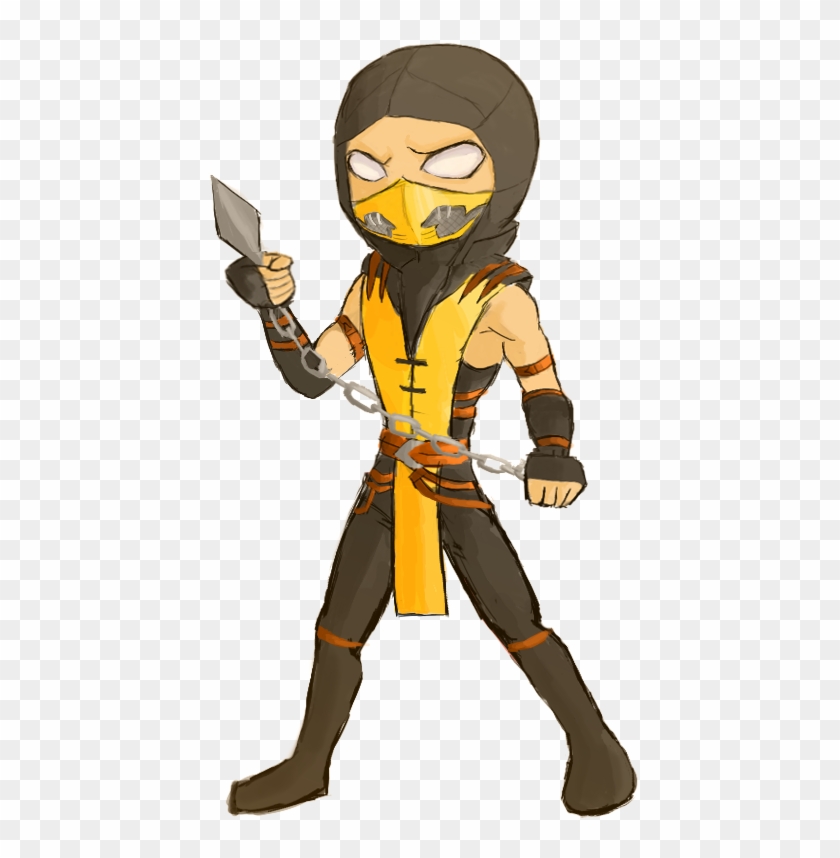 Scorpion Mortal Kombat By Albinoscorpion On Deviantart - Fan Art Scorpion Mortal Kombat #1023097