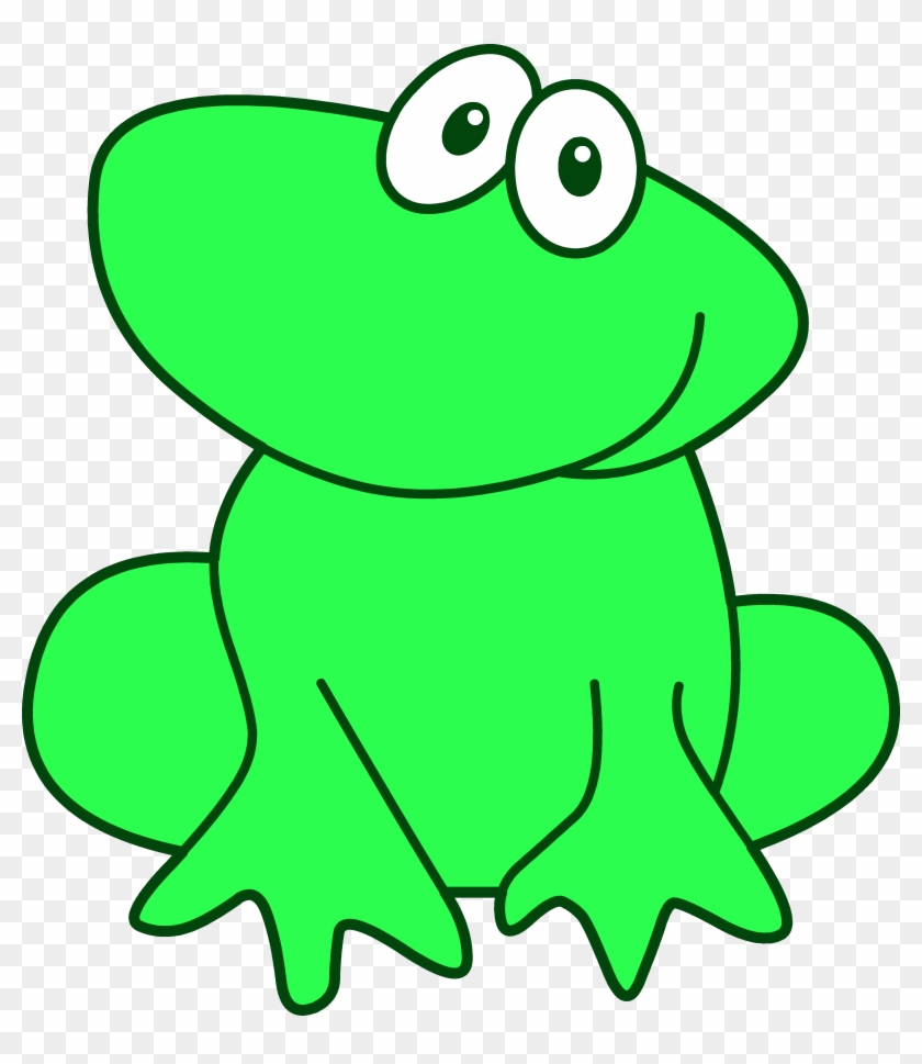 Toad Clip Art - Green Frog Clipart #1023206