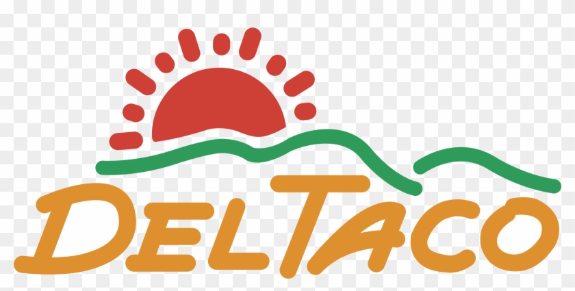 Del Taco 1 Logo Black And White - Logo Del Tacos #1023207