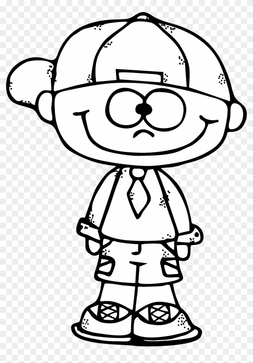 Boy Clipart Black And White - Clip Art #1023211