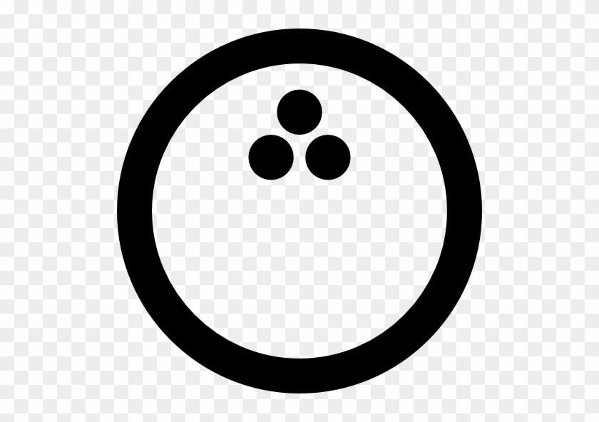 Bowling Ball Free Icon - Number 5 In Circle #1023229