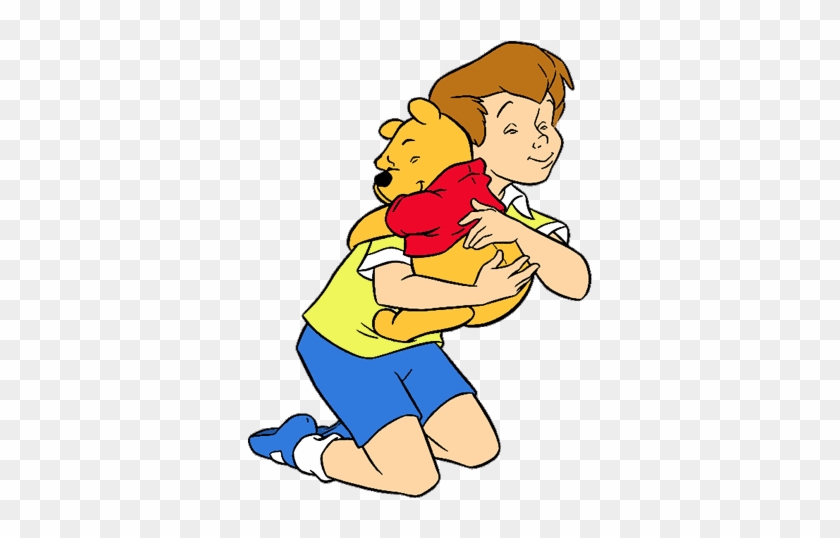 Hugs Clipart 0 Clip Art Friendship Hugs Clipart Free - Winnie The Pooh And Christopher #1023228