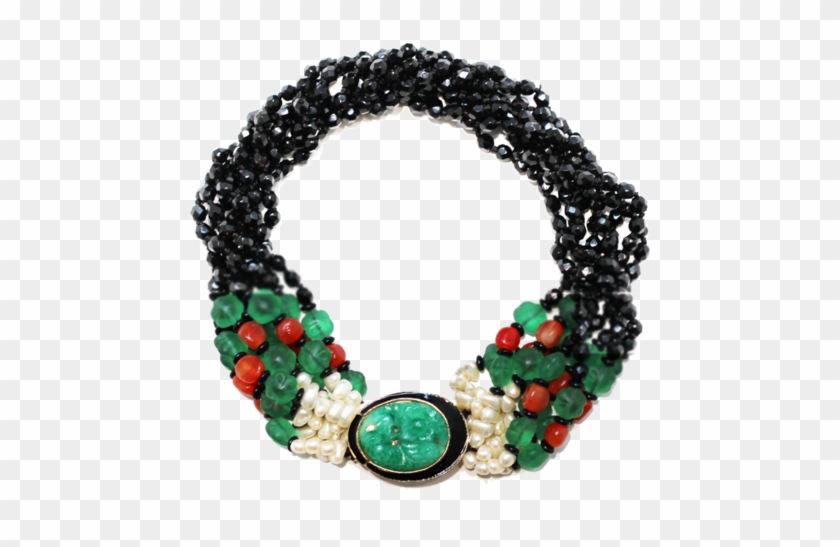 Jade Sea Glass Necklace - Bead #1023302