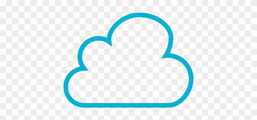 Drawn Clouds Transparent - Nuvem Azul Png #1023315