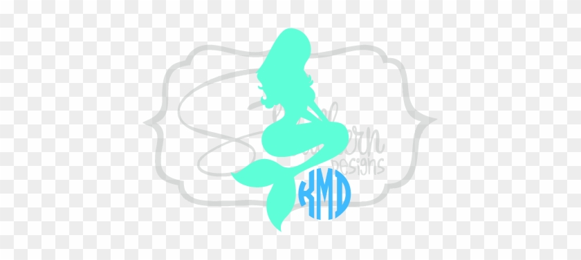 Mermaid Monogram - Para Transparente Estampada Capinha Capa Traseira Capinha #1023387