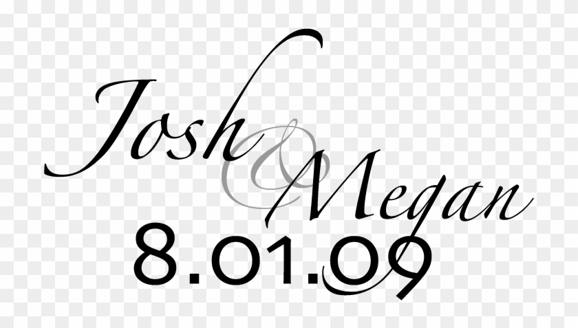 Josh And Megan Wedding Logo - Your Highness #1023393