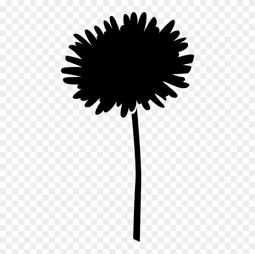 Download Gsd - Simple Flower Silhouette #1023398