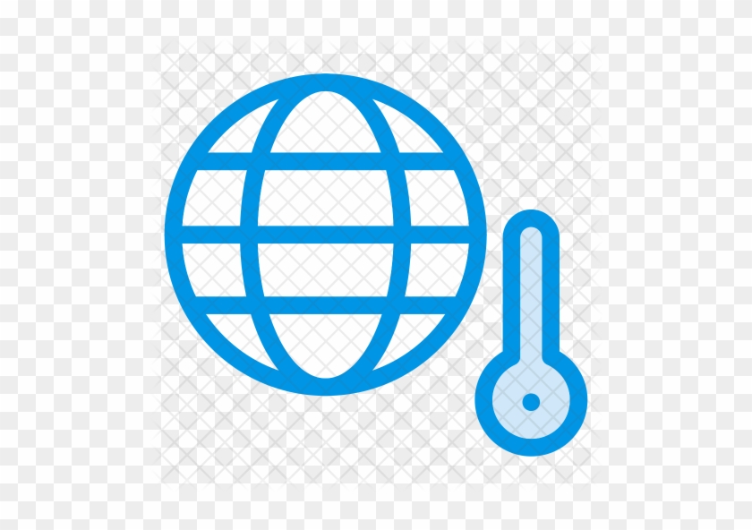 World Temperature Icon - Globe Png Simple #1023460