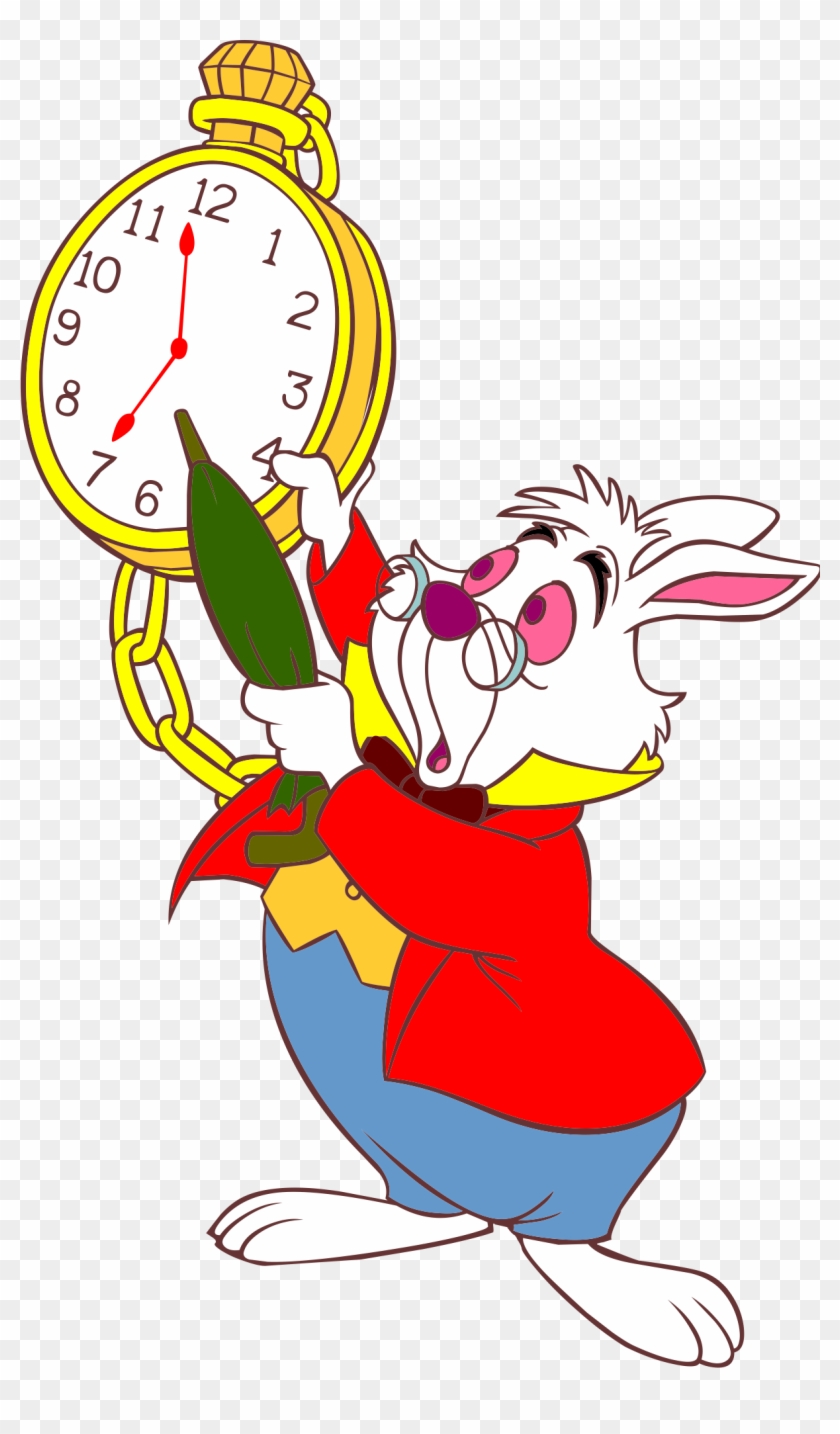 White Rabbit The Mad Hatter Alice's Adventures In Wonderland - Alice In Wonderland White Rabbit Clipart #1023515