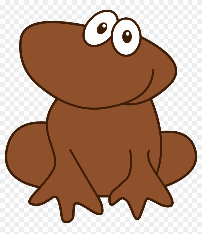 Brown Frog Cliparts - Green Frog Clipart #1023571