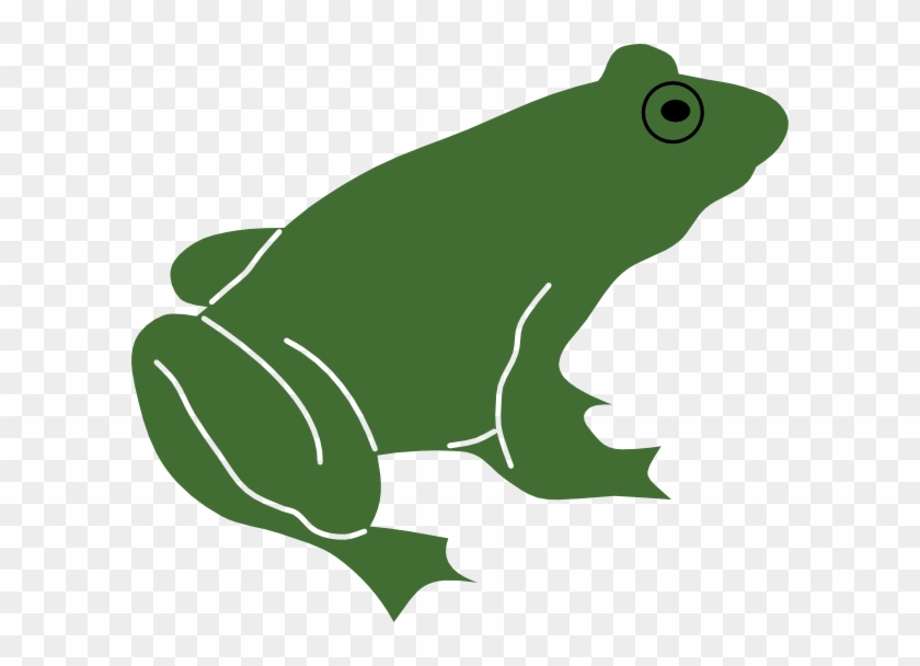 Frog Silhouette Clipart - Frog Silhouette #1023572