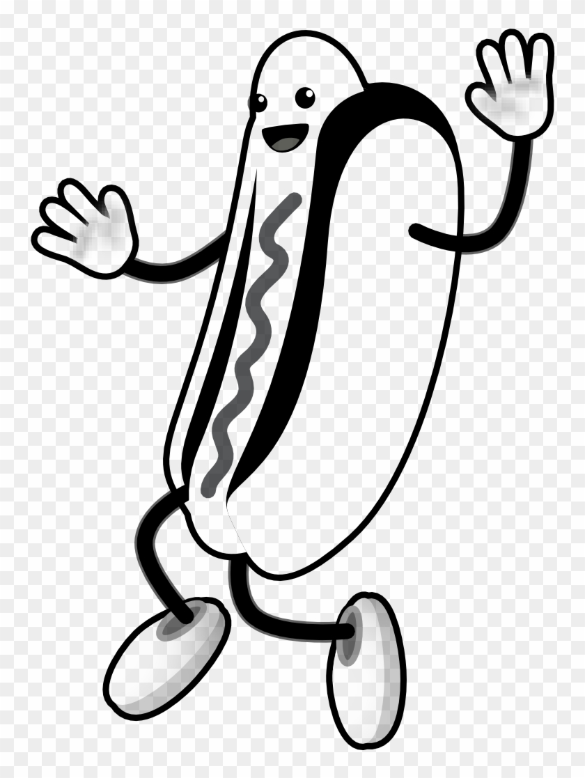 Hotdog-bw - - Hot Dog Animated Gif #1023710