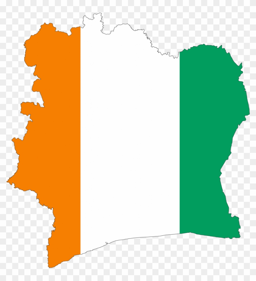 Côte D'ivoire - Cote D Ivoire Map Outline #1023715
