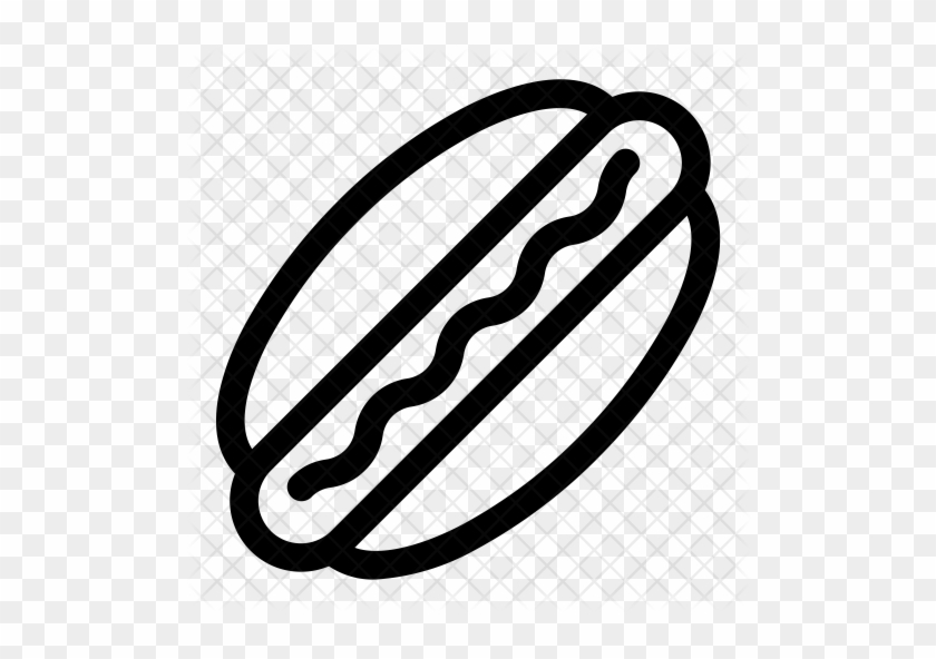 Hot Dog Icon - Hamburger Button #1023720