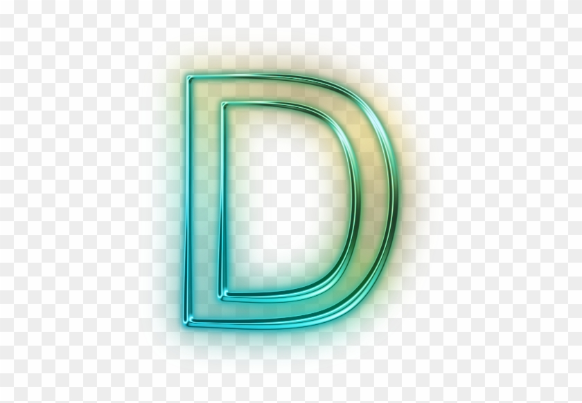 Letter D Png - Neon Letter D Png #1023759