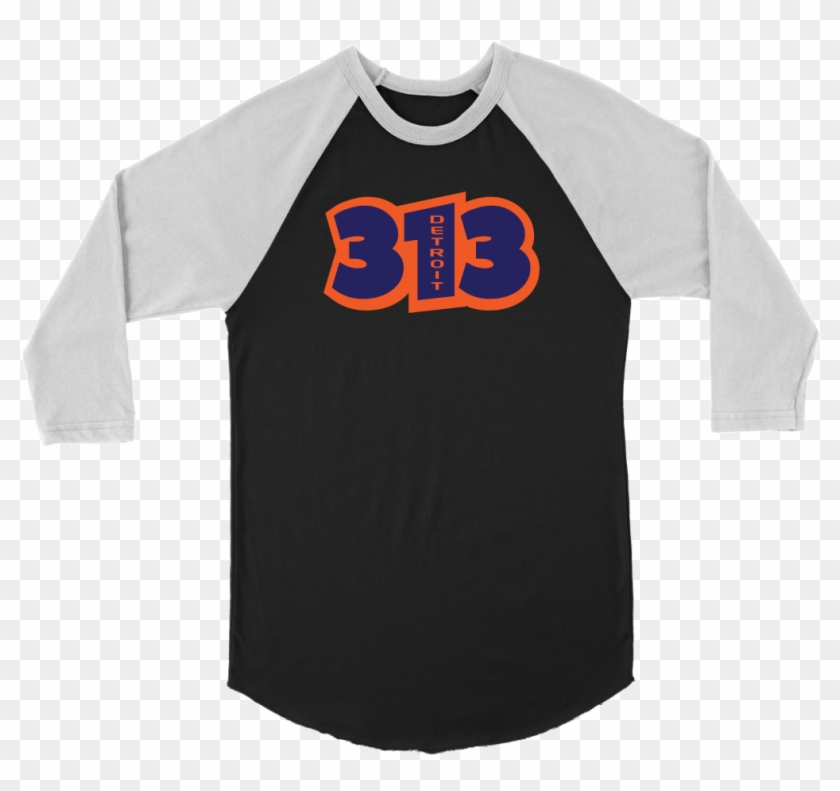 313 In The D - Roger Federer Rf Logo 3/4 Sleeve Shirt #1023770