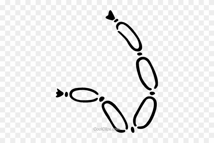 Sausages Royalty Free Vector Clip Art Illustration - Cartoon #1023776