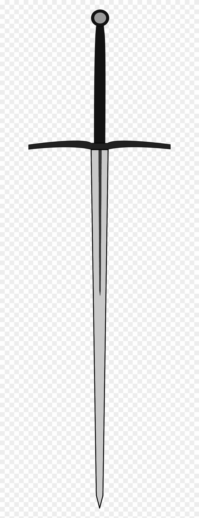 Dagger Clip Art - Two Handed Sword Clipart #1023785
