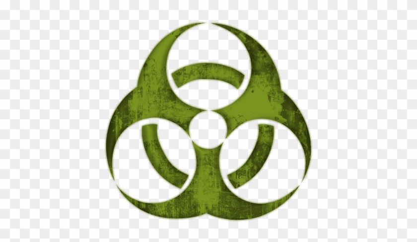 Green Biohazard Symbol Clipart - Biosafety Level 2 Sign #1023812