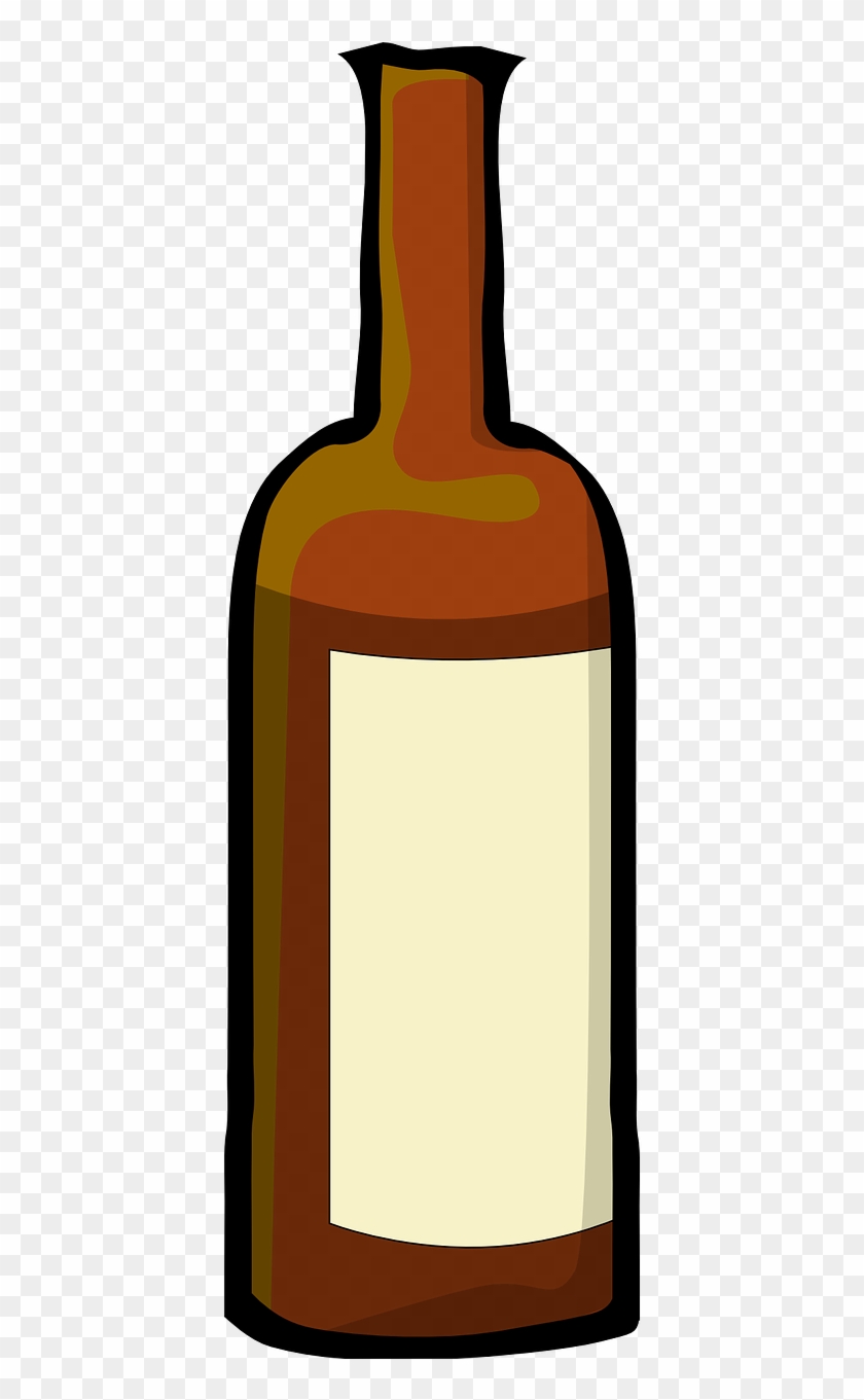 Liquor-33493 - Wine Bottle Clip Art #1023826