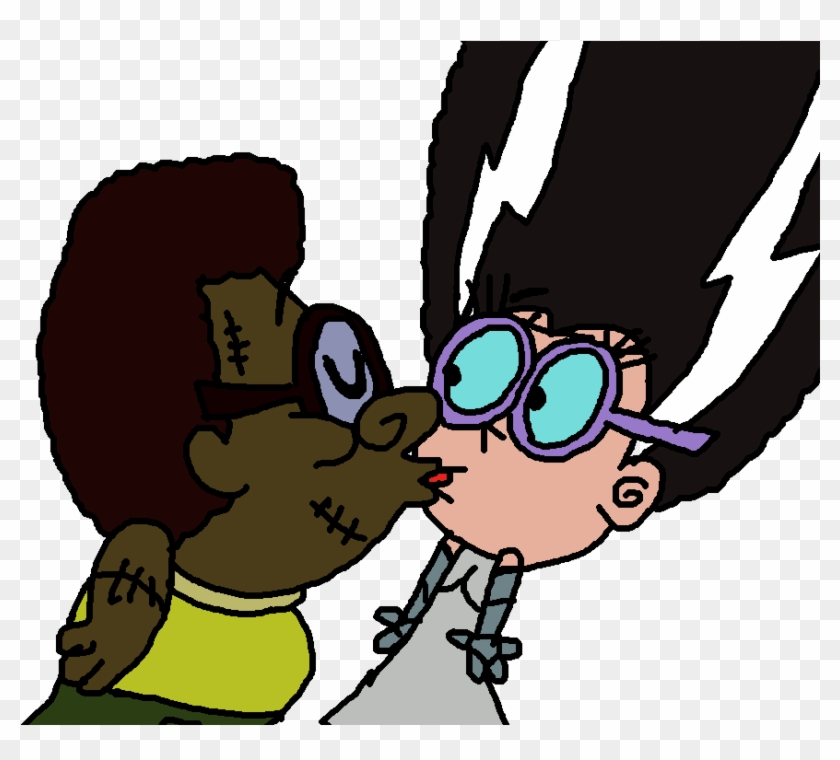 Frankenstein Irwin Kissing Tootie - Cartoon #1023886