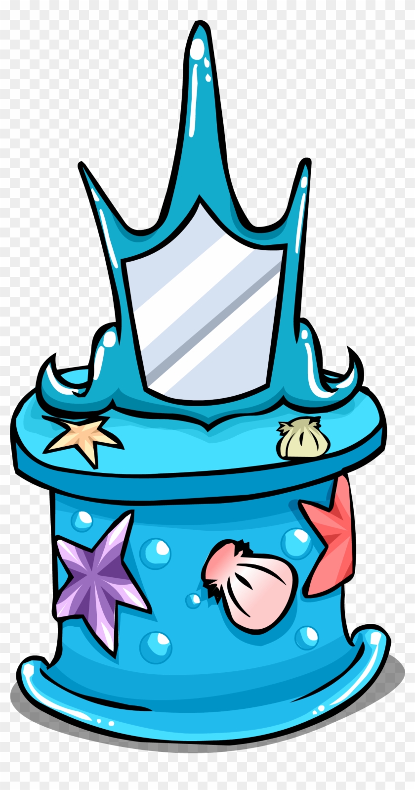 Club Penguin Mermaid Vanity #1023961