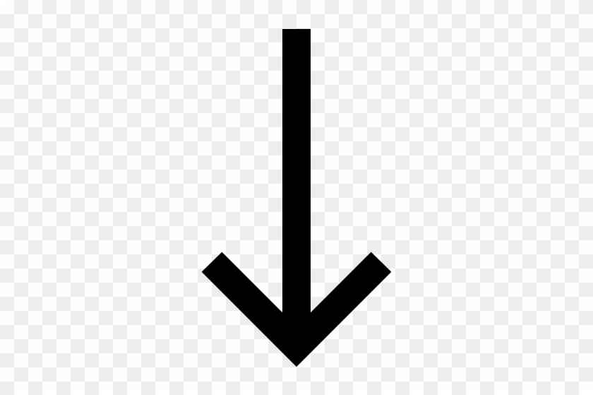 Picture Of An Arrow Pointing Down - Sign #1023991