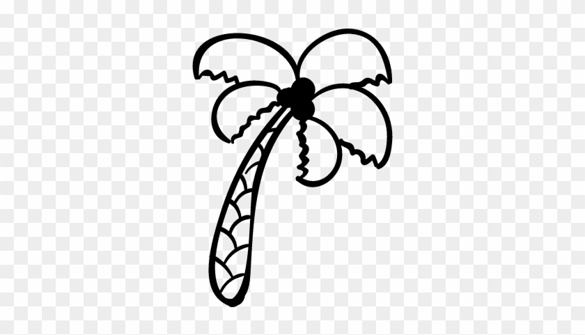 Palm Tree Vector - Scalable Vector Graphics #1024012