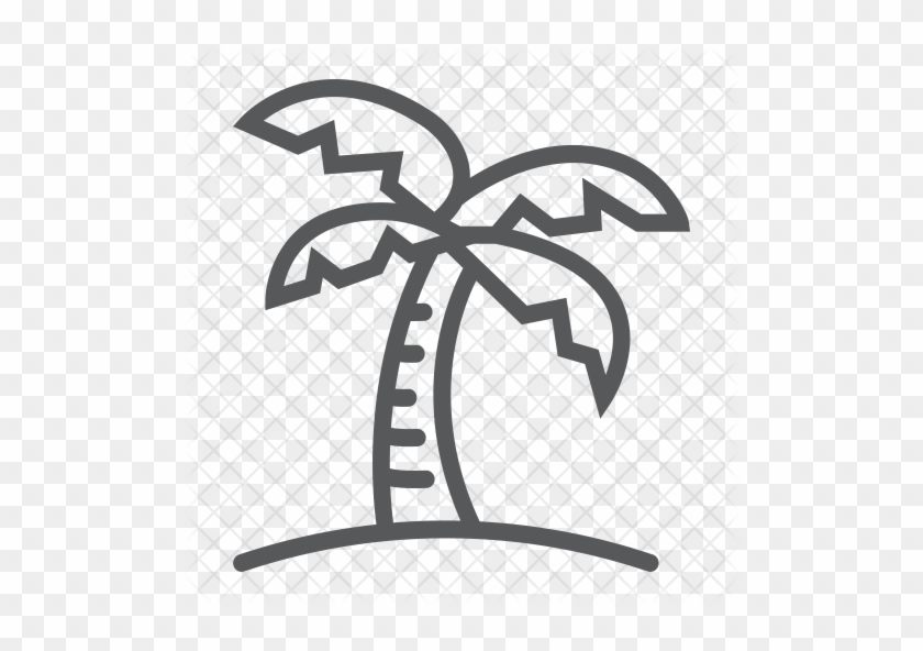 Palm Tree Icon - Tourism #1024014
