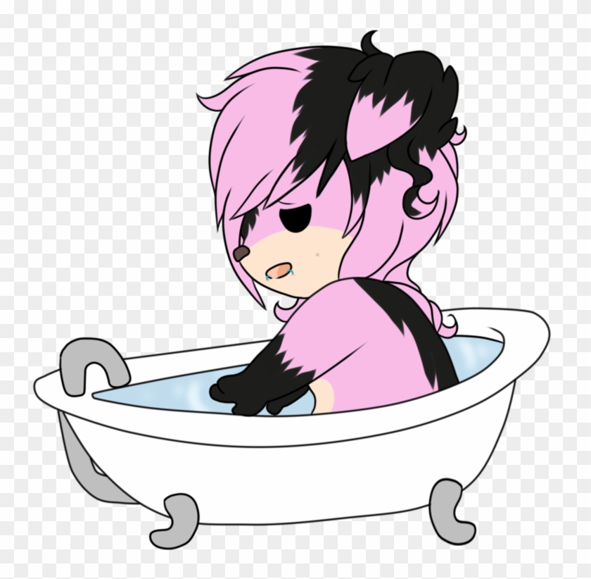 Splish Splash Rose Was Taken A Bath By Astrallynights - Cartoon #1024036