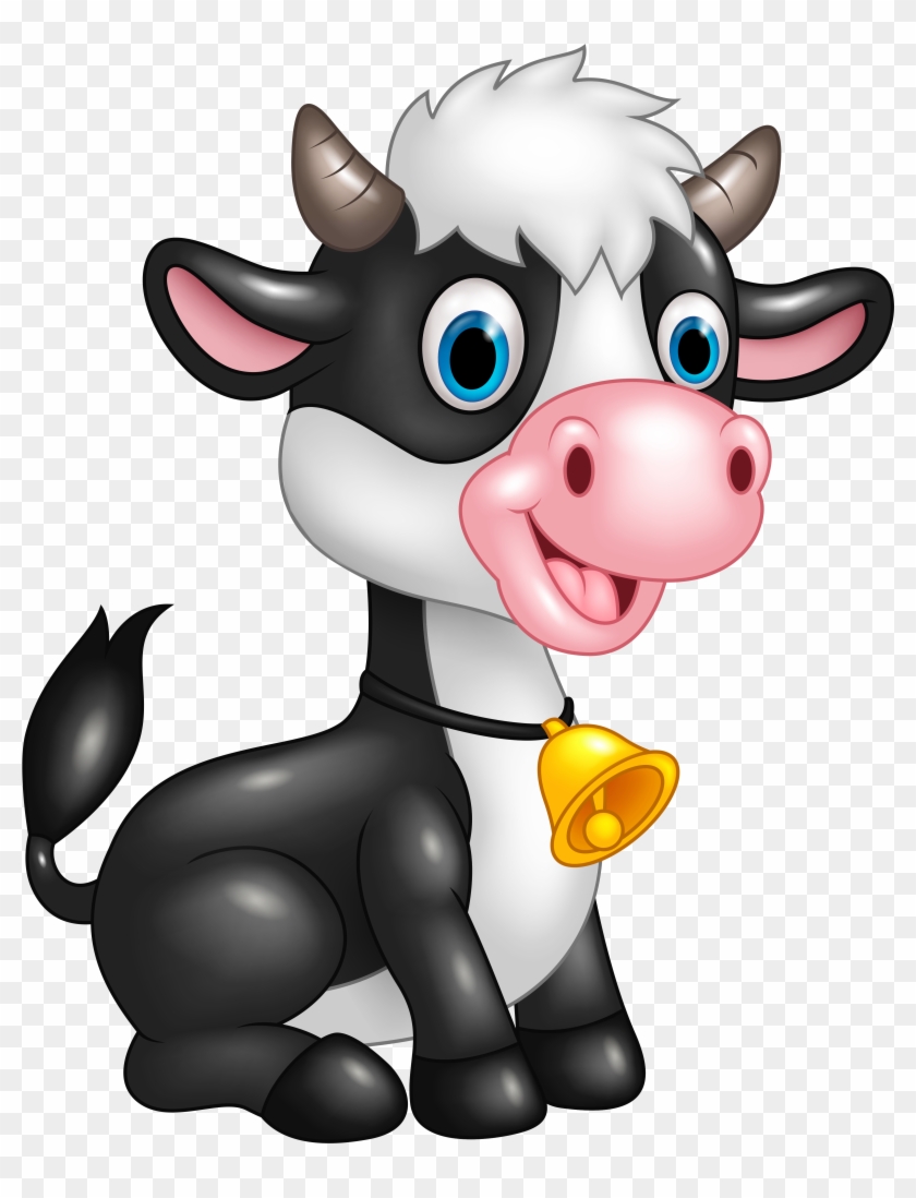 Cute Cow Cartoon Png Clipart Image - Goeie More Donderdag #1024049