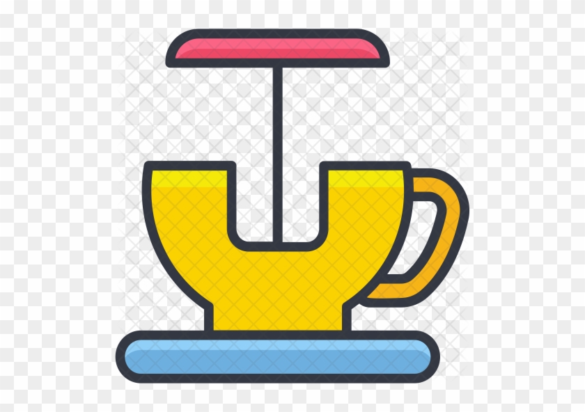 Cup Ride Icon - Tea Cup Ride Icon #1024120