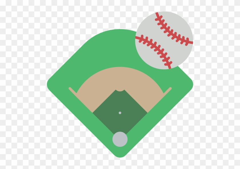 Baseball Field Free Icon - Stadium Baseball Png Icon #1024225