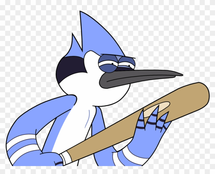 Mordecai With A Bat By Kol98-d4xopyr - Mordecai With A Bat #1024228