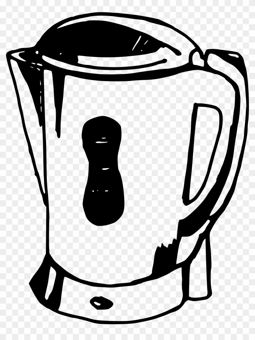 Clip Art Tags - Electric Kettle White And Black Clipart Png #1024262