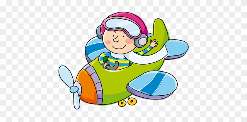 Stickers Murali Bambini Camerette L'aviatore - Aviatore Png #1024380