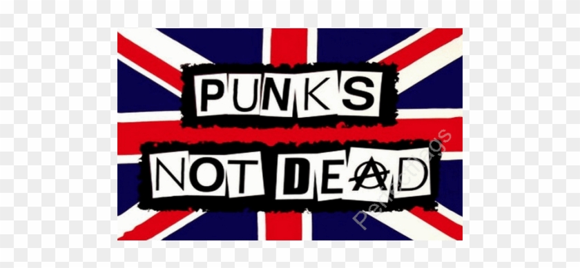 Punks Not Dead Flag - 5ft X 3ft Punks Not Dead Flag #1024537