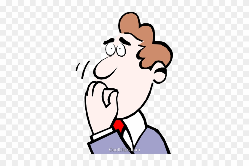 Cartoon Faces Royalty Free Vector Clip Art Illustration - Apprehension  Clipart - Free Transparent PNG Clipart Images Download