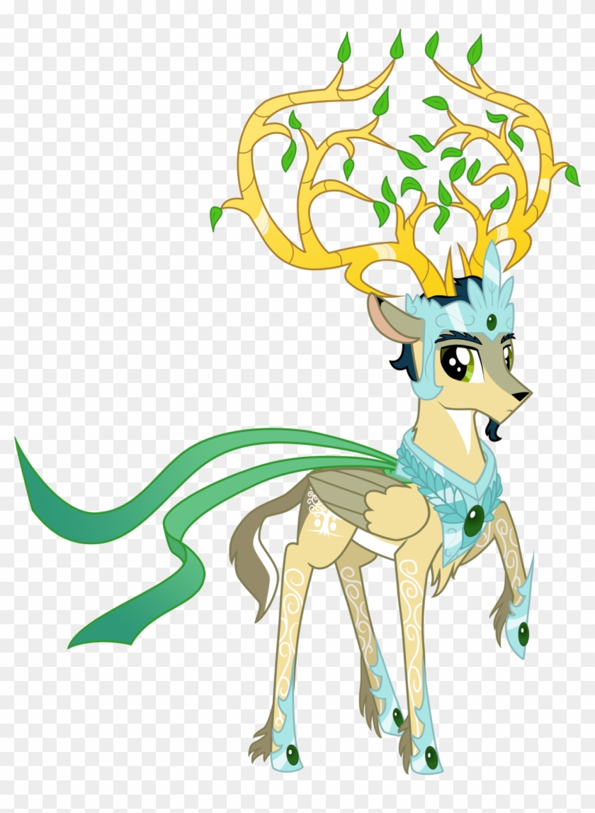 Sirzi, Cervine, Clothes, Crown, Deer, Eikerren, Emerald, - Deer Mlp #1024636