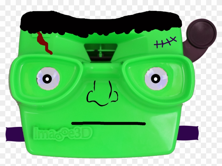 Frankenstein, Face, Halloween, Viewfinder, Retro - Cartoon #1024733