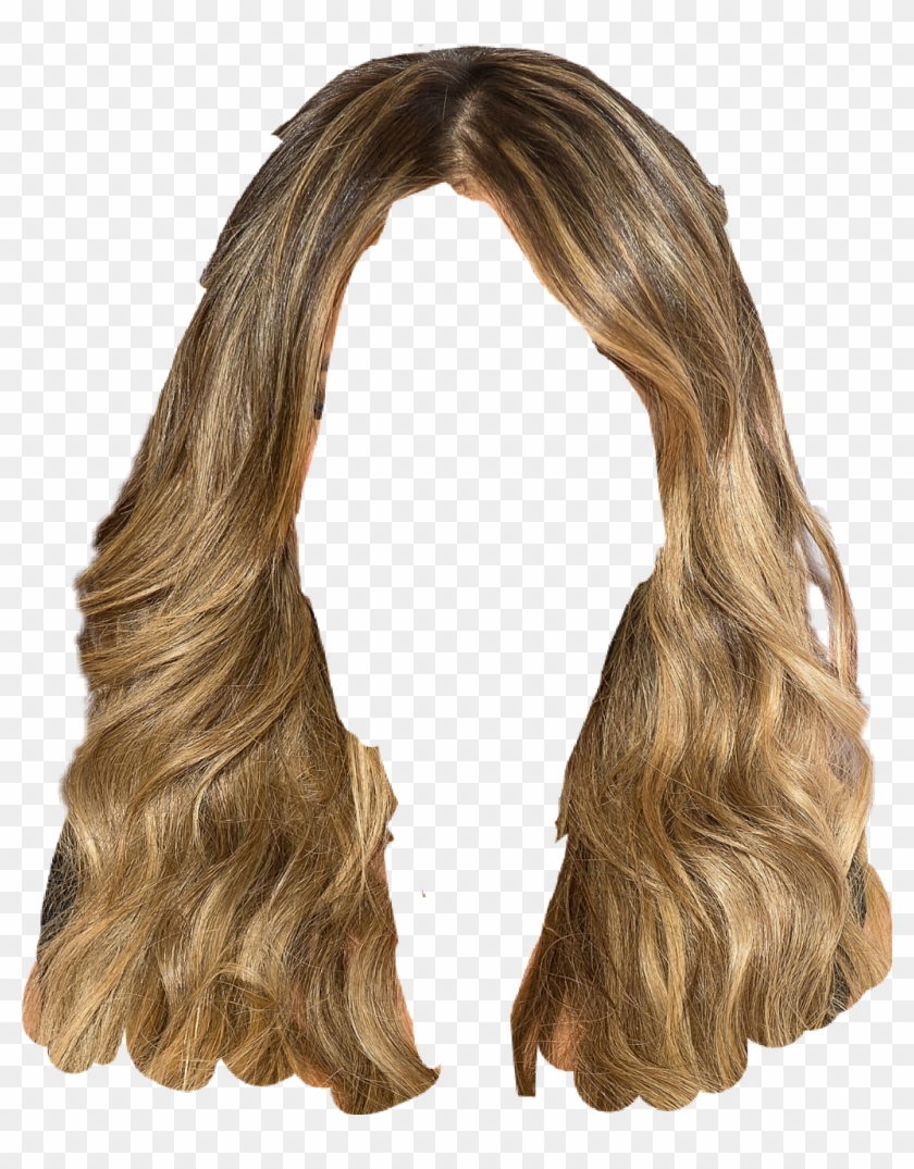 Hair Wig Stickers Beauty Blonde Beautiful Girlstuff - Wig Stickers #1024858