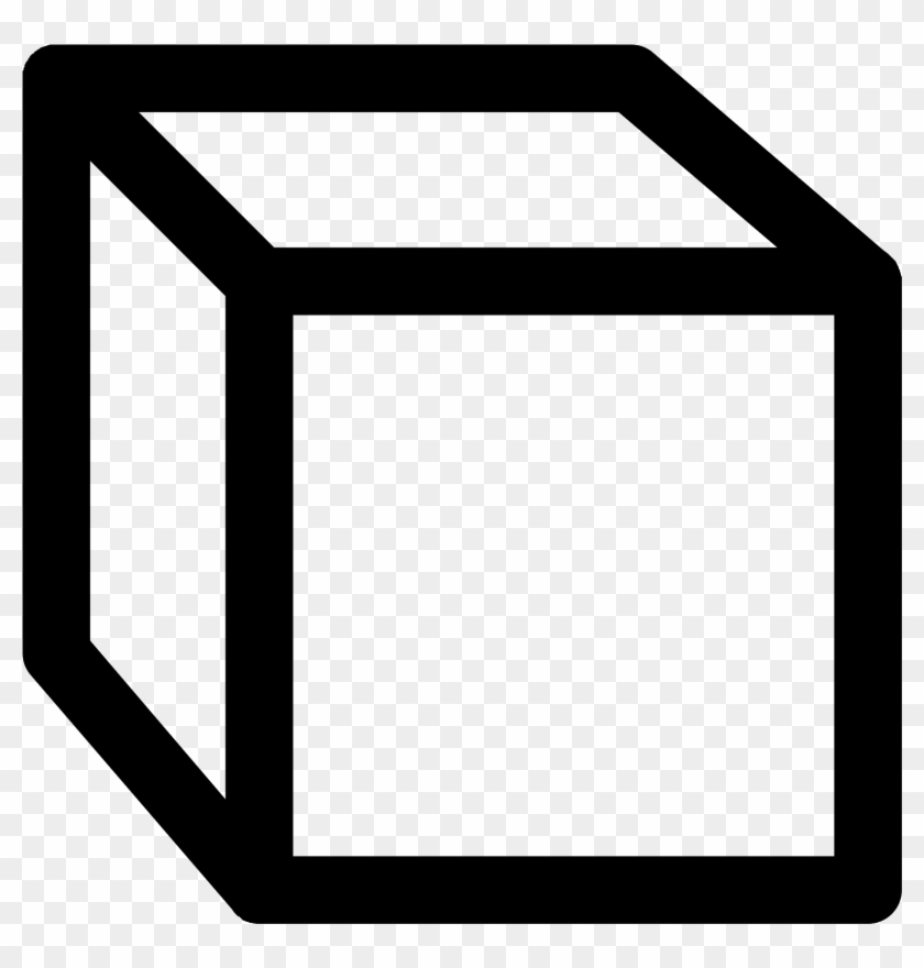 Orthogonal View Icon - Png Vector Cube #1024865