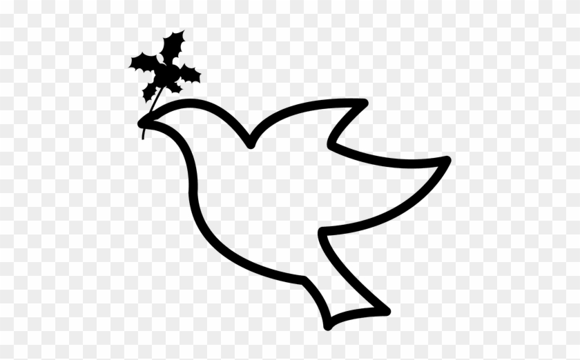 Drawn Dove Svg - Pomba Png Desenho #1024897