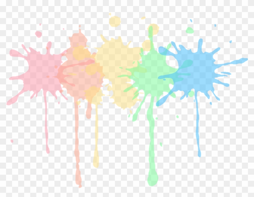 Rainbow Paint Paintslatter Dripping Splatter Freetoedit - Rainbow #1025033