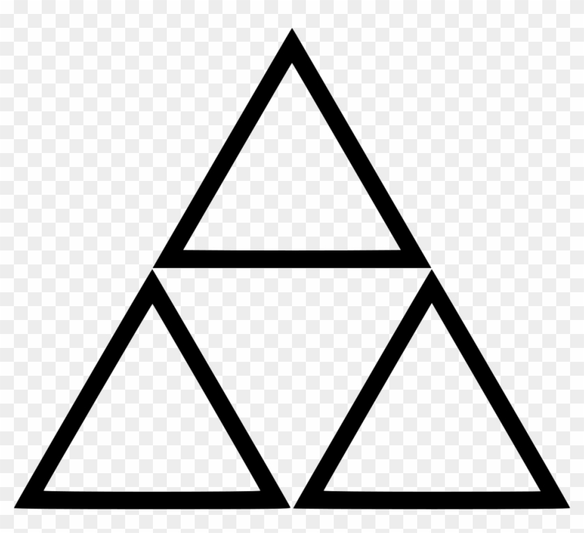 Triangle Link Zelda Video Gaming Comments - Zelda Triangle Logo Png #1025103