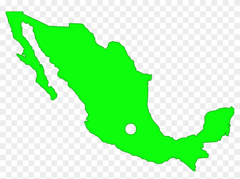 Big Map Of Mexico - Vector De La Republica Mexicana #1025189