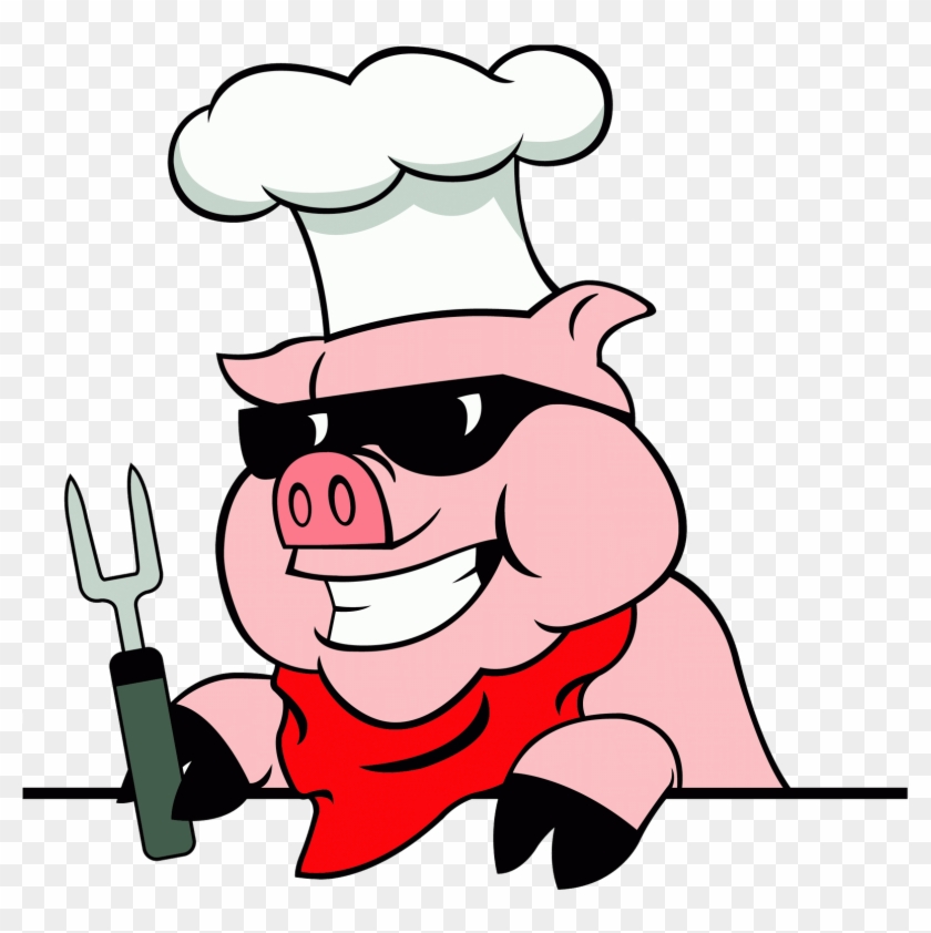 Brook Hollow Winery Pig Roast Hot Dog Barbecue - Hog Roast Clip Art #1025191