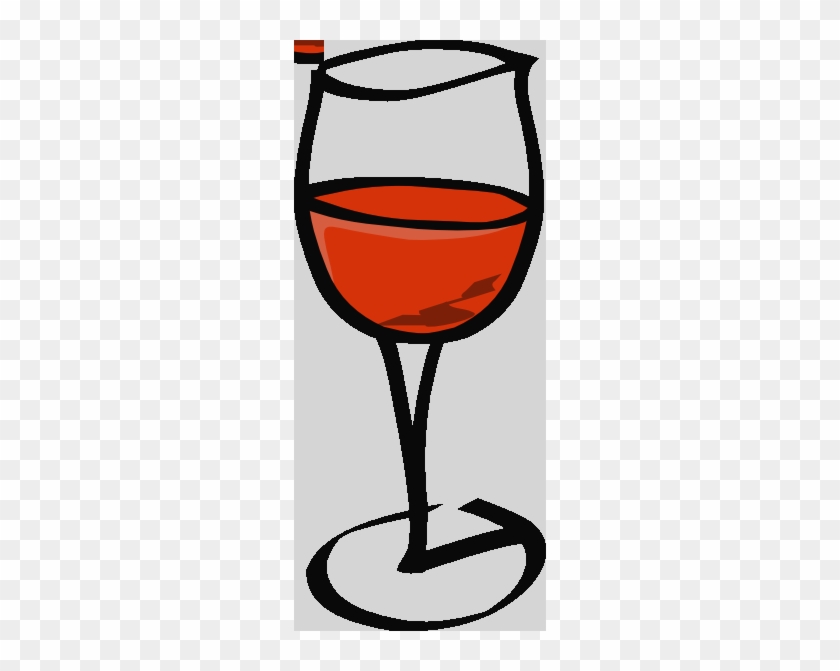 Glass Of Wine Clip Art Free Vector / 4vector Wine Glass - Wine Glass Clip Art #1025283