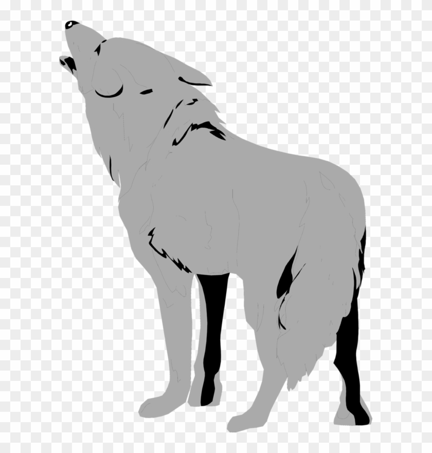 See Here Wolf Clipart Black And White Free Download - Transparent Background Wolf Clipart #1025370