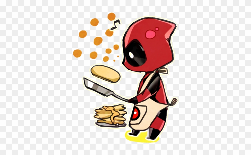 Chibi Deadpool Clipart - Deadpool Chibi Deadpool Caricatura Img #1025544